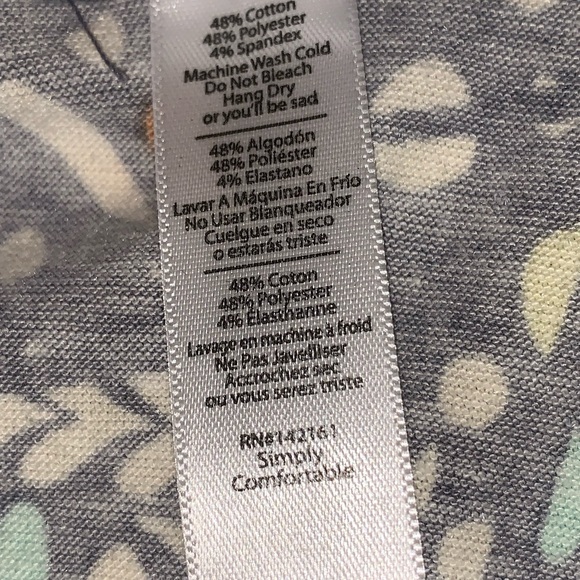 Lularoe Women’s Perfect T Small Grey NEW - Picture 4 of 7
